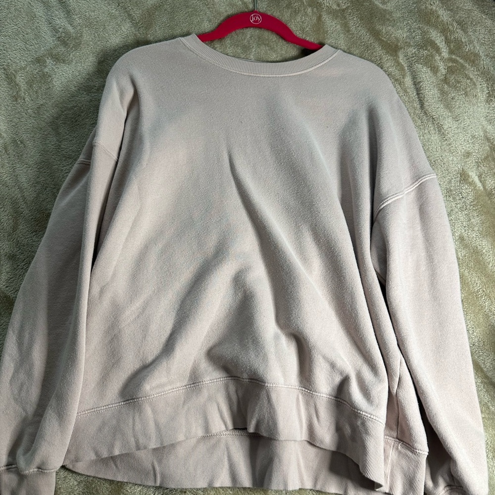 Pink Oversized Sweatshirt